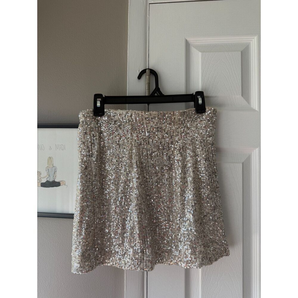 Rewind Sequin Mini Skirt